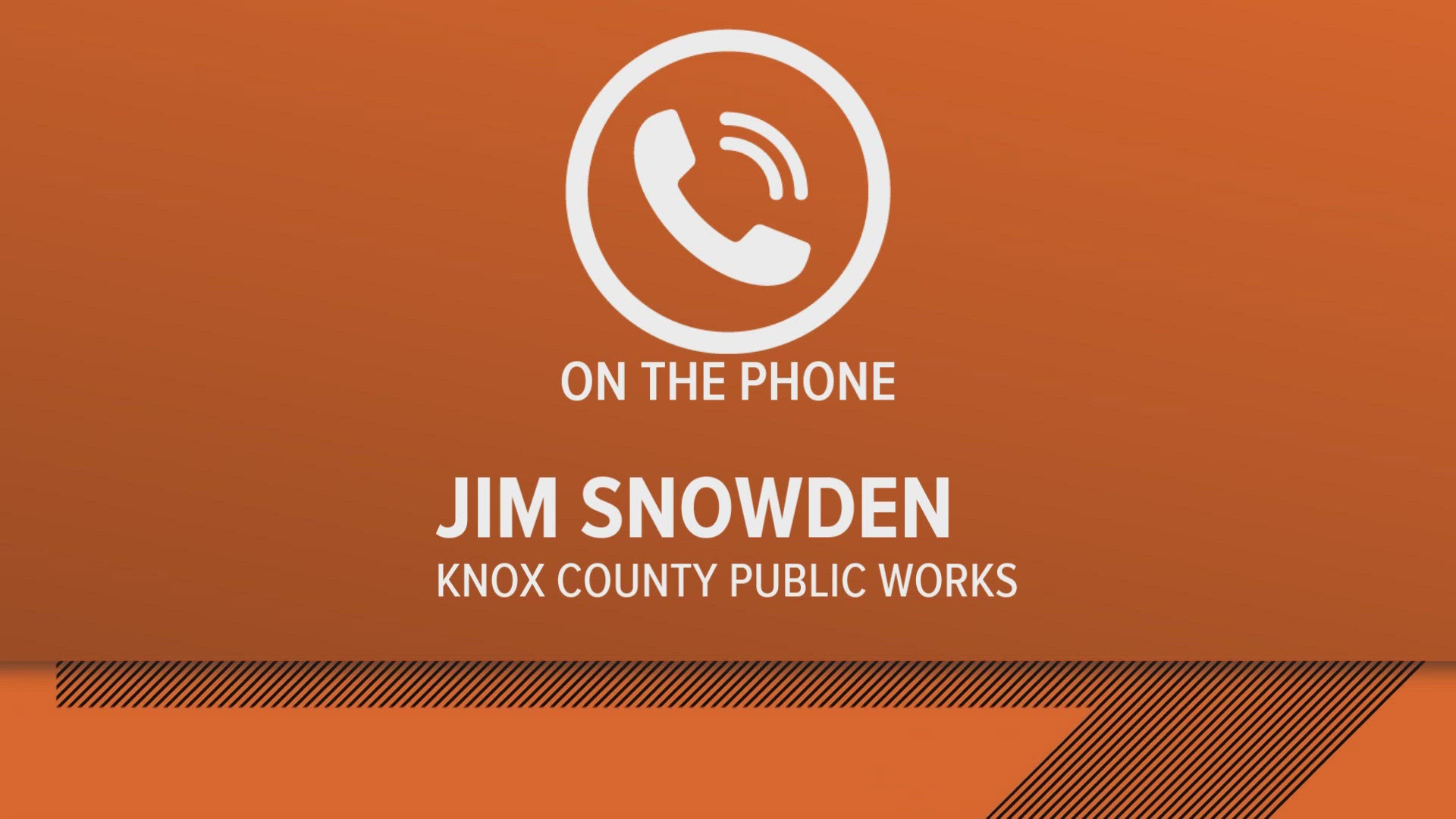 So far, Knox County hasn't seen any significant travel impacts. But, they are keeping a close eye on the Halls and the Powell area. 