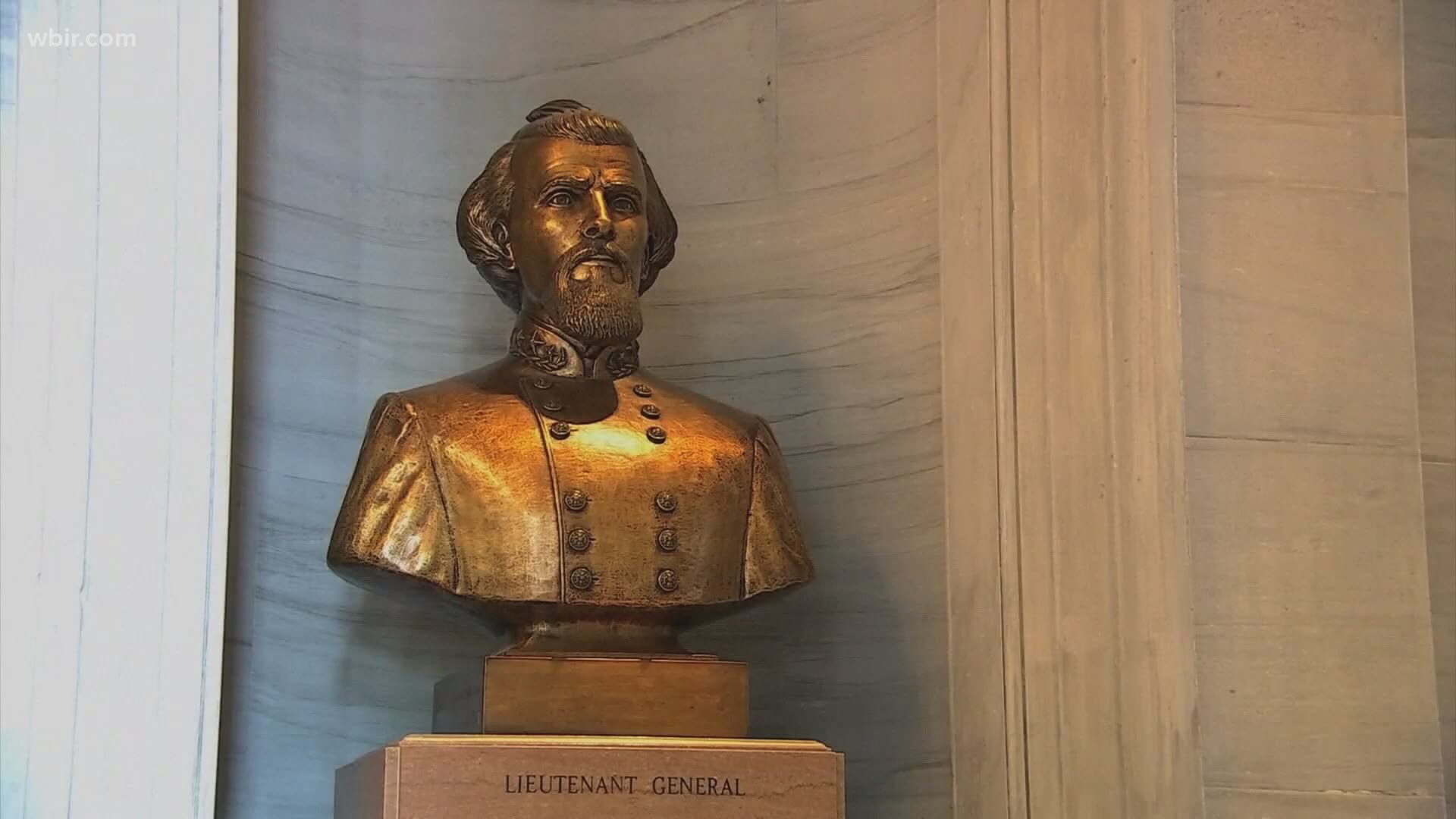 Governor Bill Lee said he recommended the State Capitol Committee move the Nathan Bedford Forrest bust from the capitol to a museum.