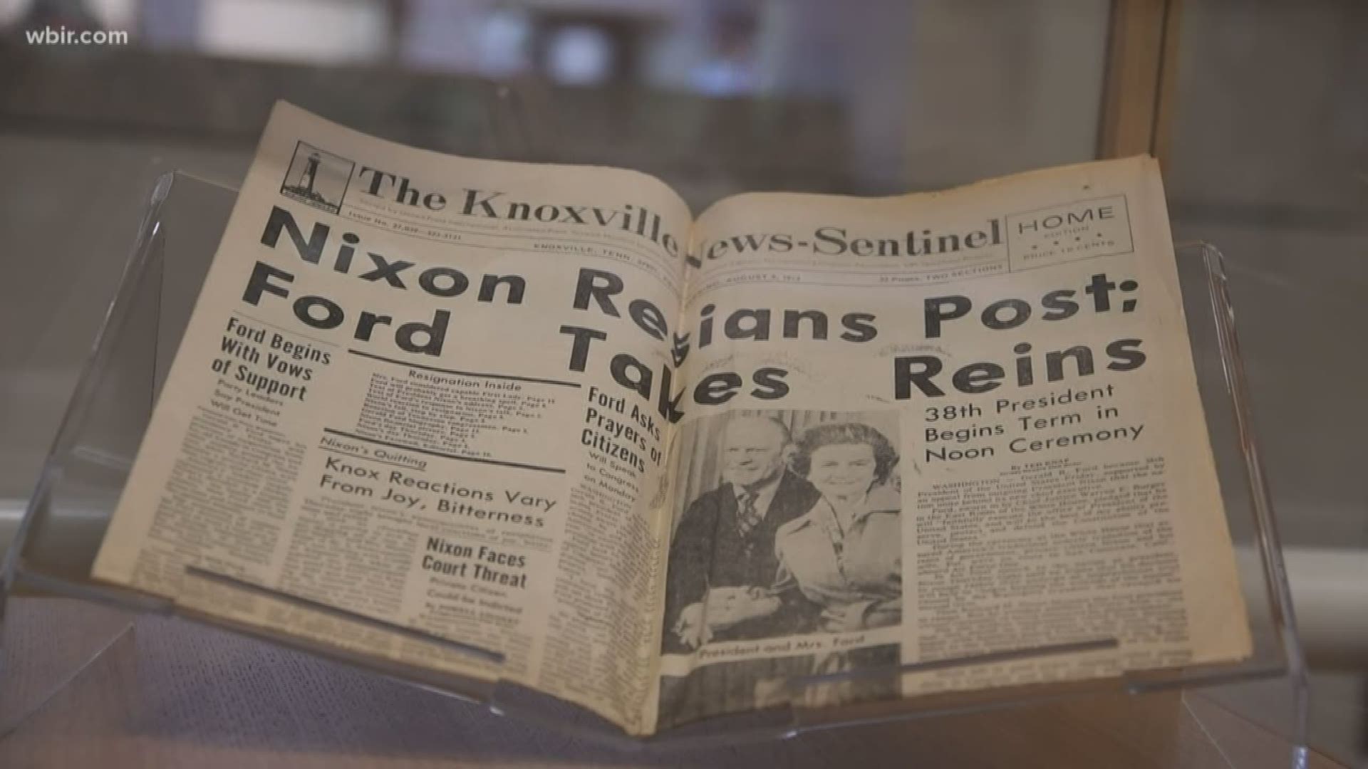 An exhibit for the UT library captures key moments from the Watergate era, sharing what was going through the minds of Tennesseans and Americans.