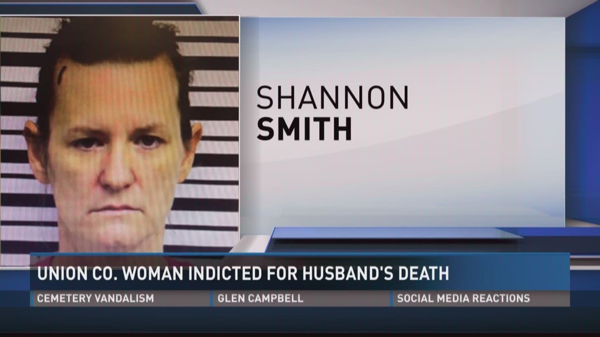 Aug. 8, 2017: A Union County woman has been indicted for second-degree murder in the death of her husband.