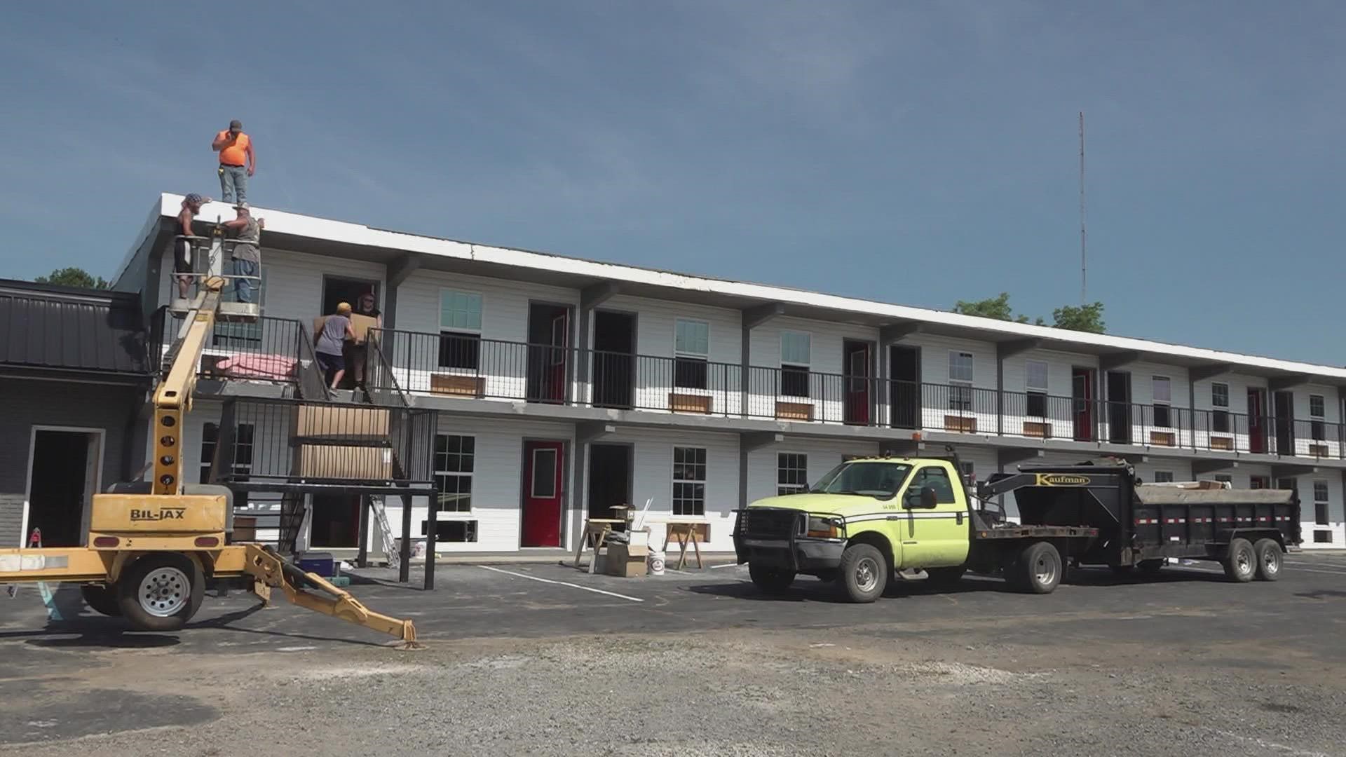 An old motel with an infamous reputation was closed in 2016. Now, it is being transformed into a place where people can recover from addiction together.