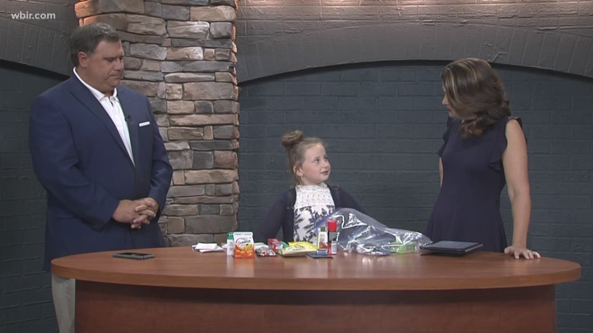 Junior Anchor Lily-Kate shows how to make a blessing bag to give to those who are in need. If your child would like to be a Junior Anchor, record them giving a 30 second newscast and upload them on the Junior Anchor  
Sept. 4, 2018-4pm