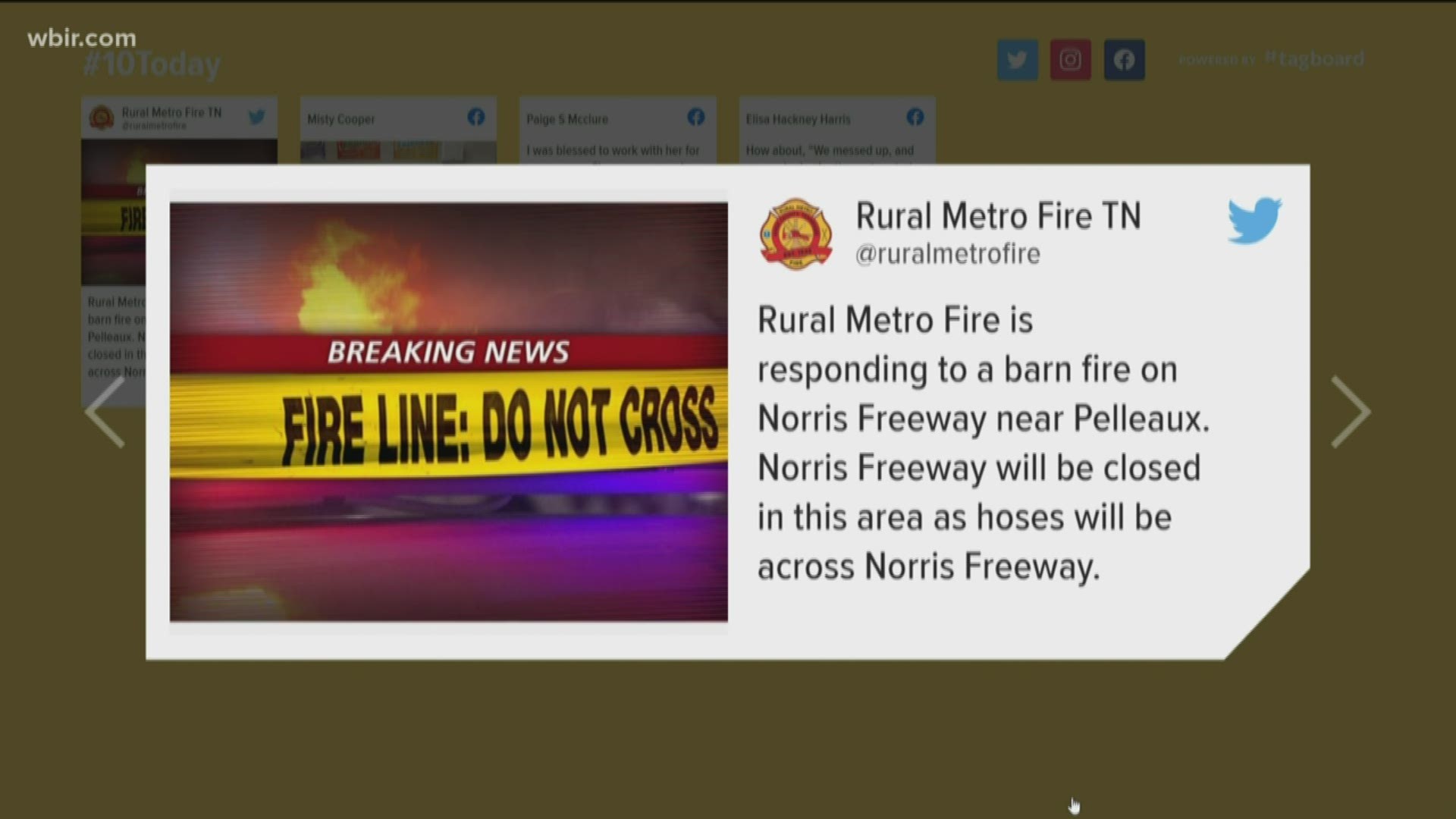 Rural Metro Fire officials said that no injuries were reported.