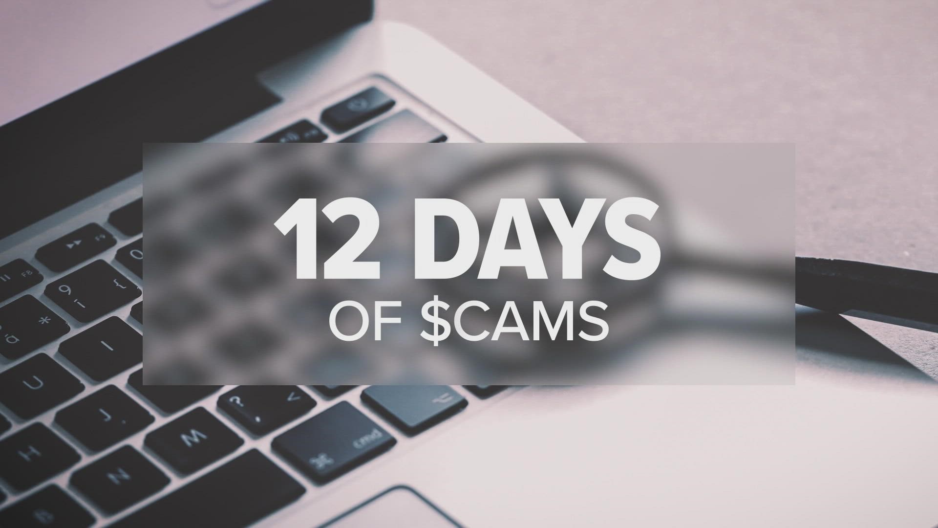 We are bringing you "12 days of Scams" to warn you about the 12 most common things you could see this holiday season.