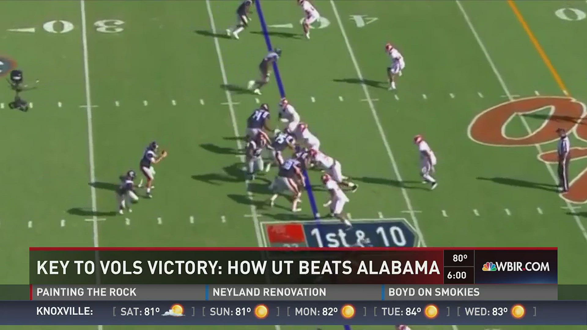 #1 Alabama is favored in Saturday's game, but there are some keys to victory for the Vols