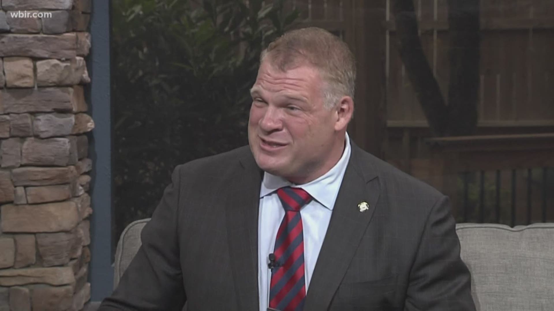 Glenn Jacobs, aka as WWE wrestler Kane, talks about a wide range of topics, including the decision to wrestle at an event in Saudi Arabia, his recent visit to the White House to witness Pres. Trump signing opioid legislation, and the ongoing pension debat
