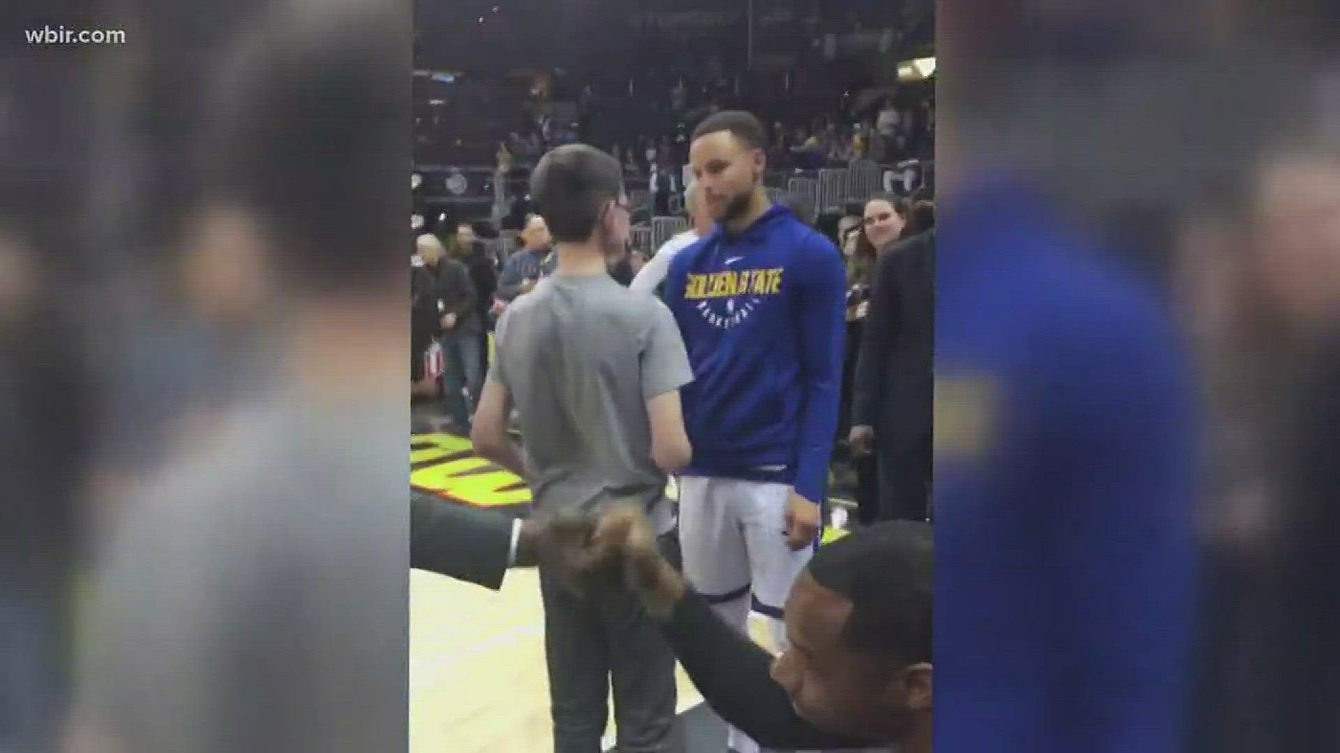 An East Tennessee boy living with a rare bone disease saw his dream come true this week. He met his role model and favorite basketball player ever. Steph Curry!