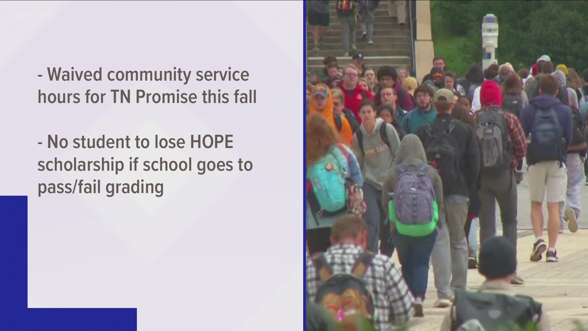 State leaders announced new actions to help students with their financial aid.