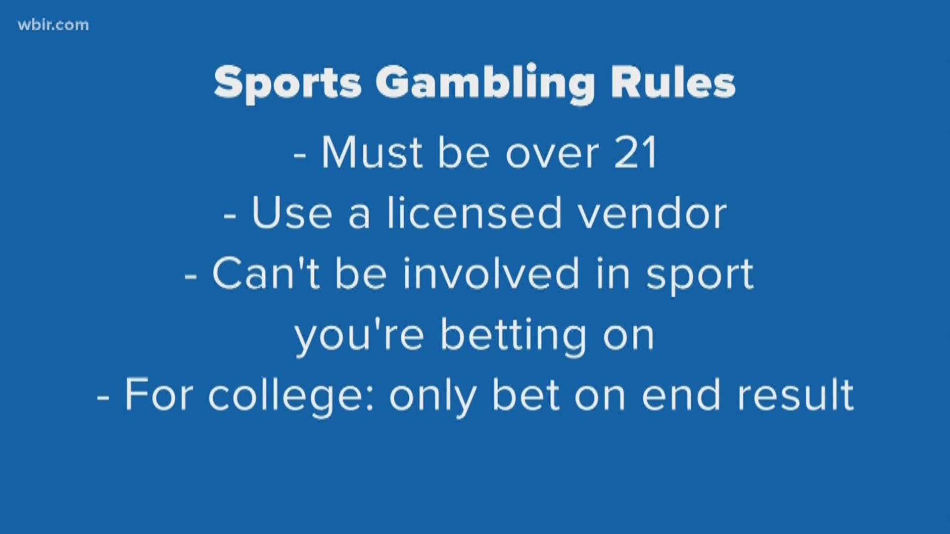 Betting Rules