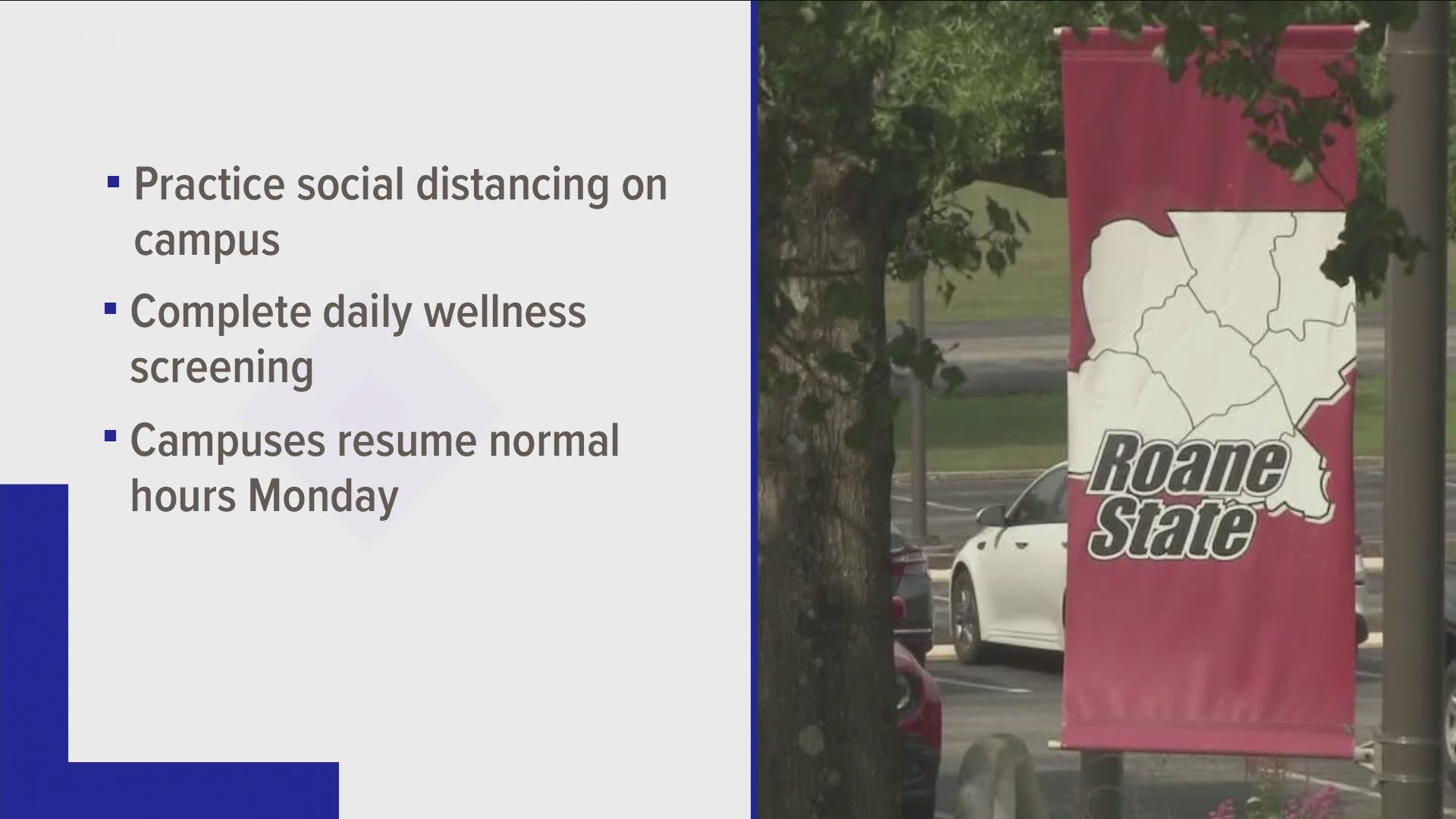 Roane State Community college release its reopening plan for the fall semester.
