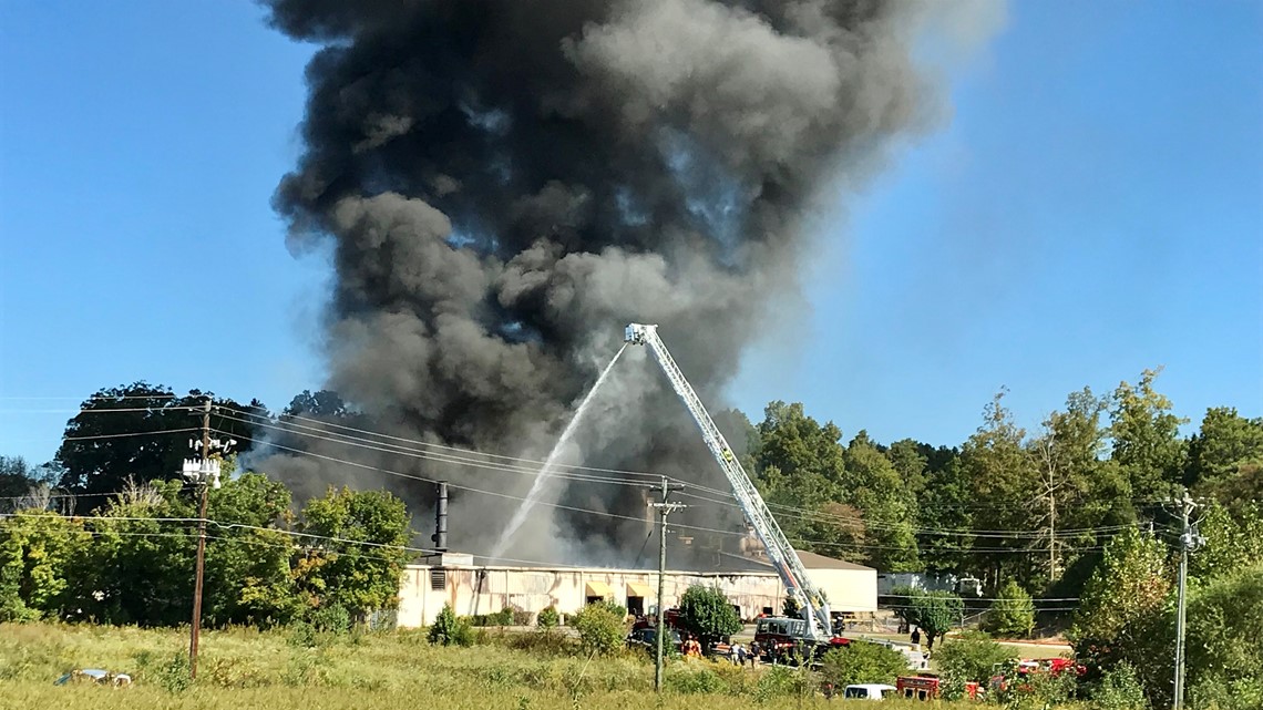 Firefighters Putting Out Hot Spots After Dandridge Industrial Fire ...