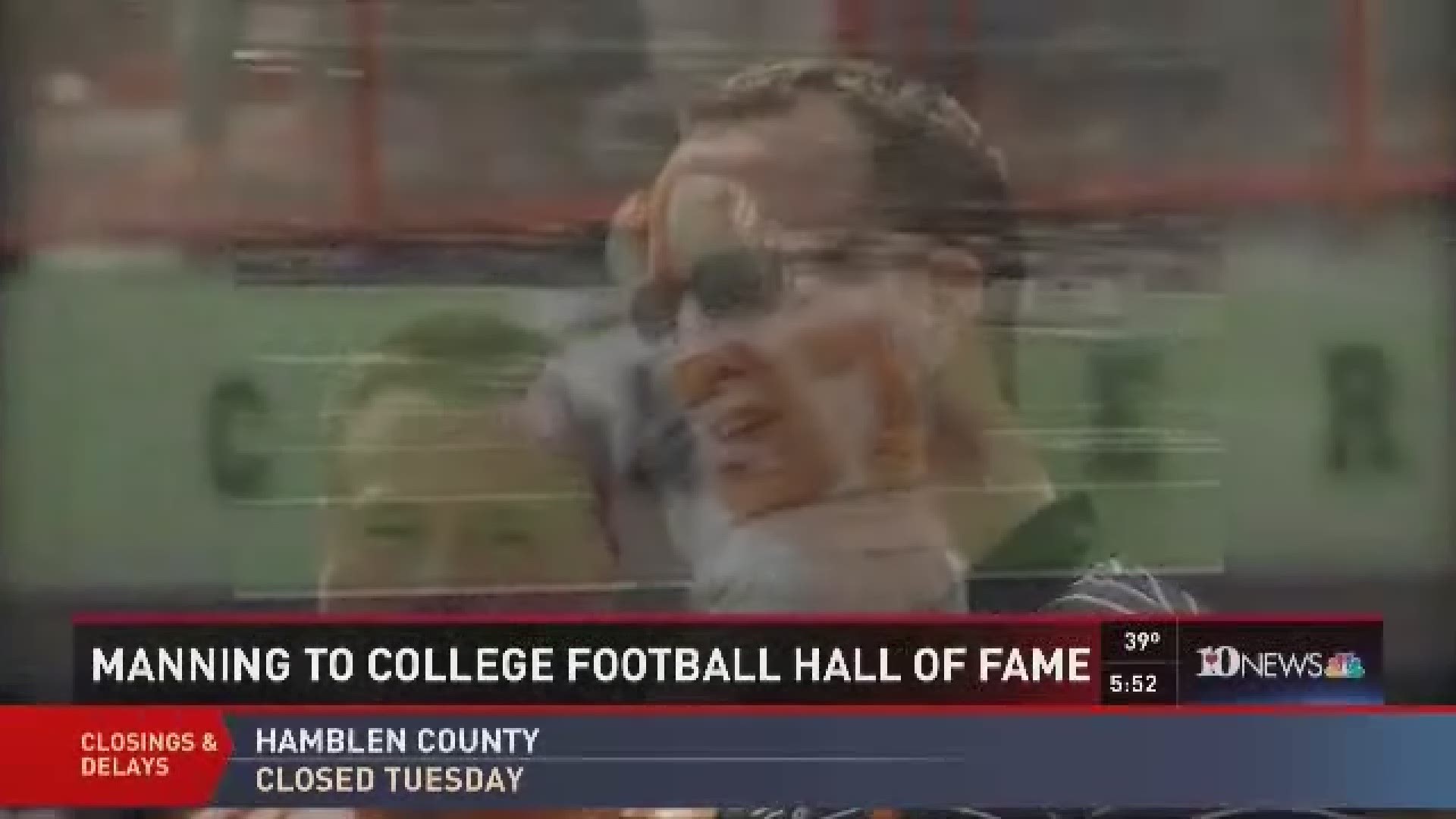 Peyton Manning will be inducted into 2017 College Football Hall of Fame.