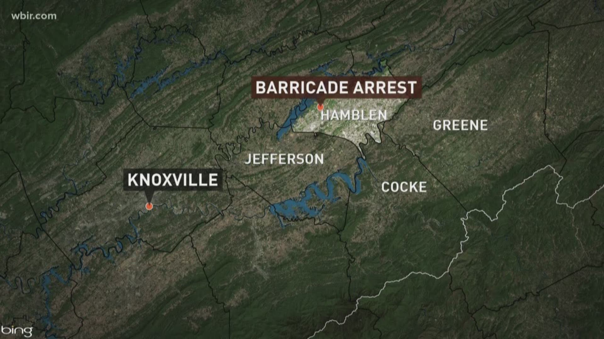A Hamblen County man is now behind bars after he barricaded himself in a home.