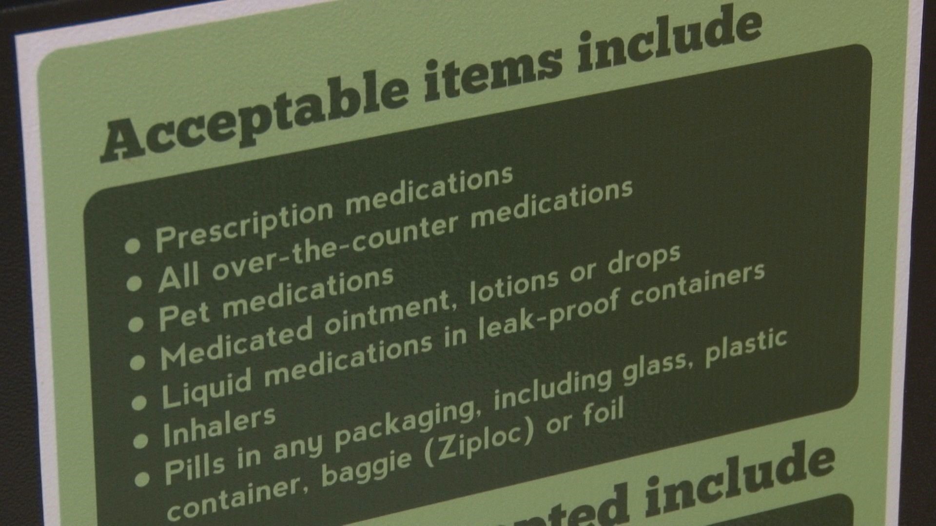 Drug takeback boxes offer safe way to dispose of medication