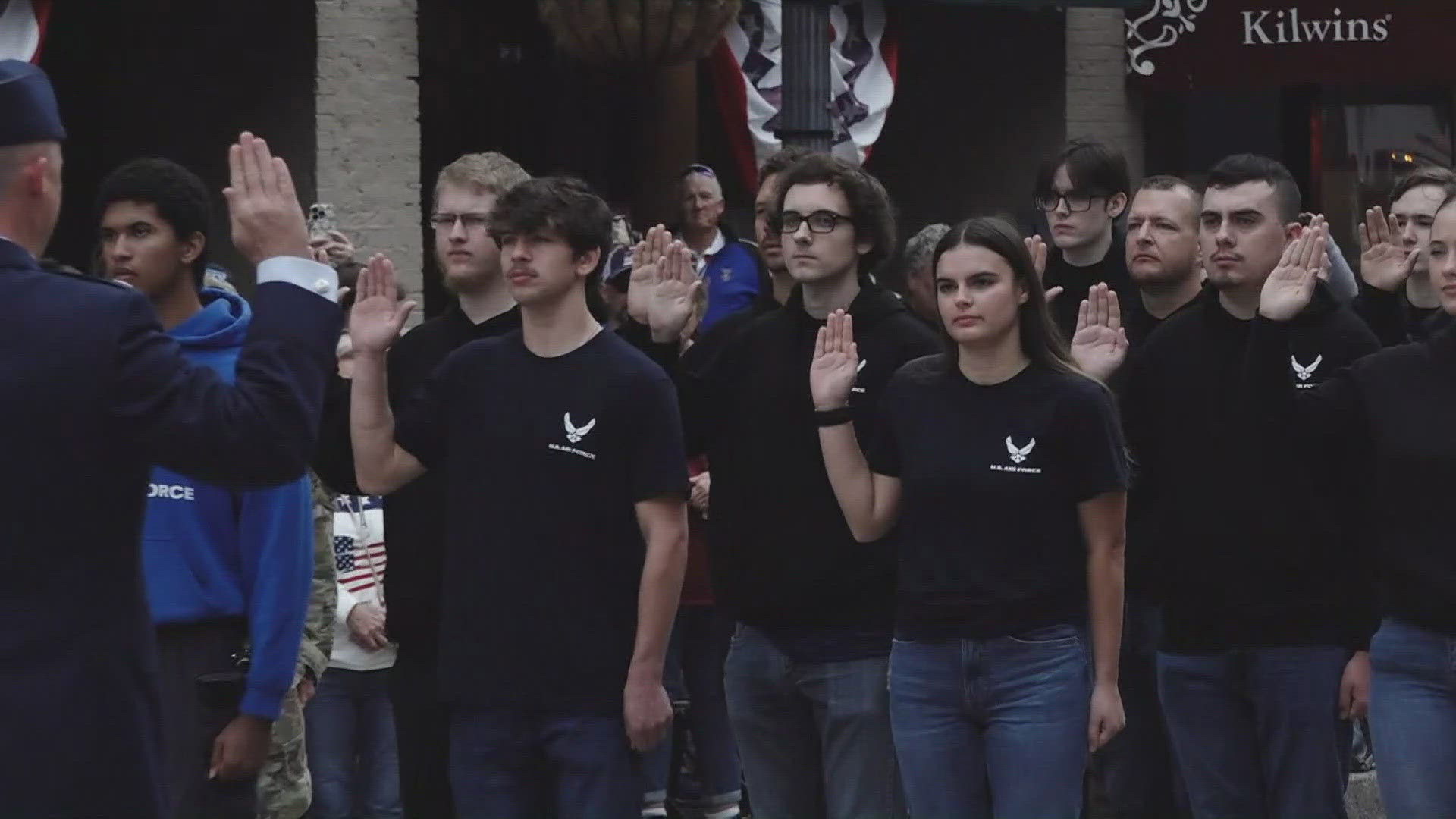 The parade marked 99 years. American Legion Post 2 hosted the event.