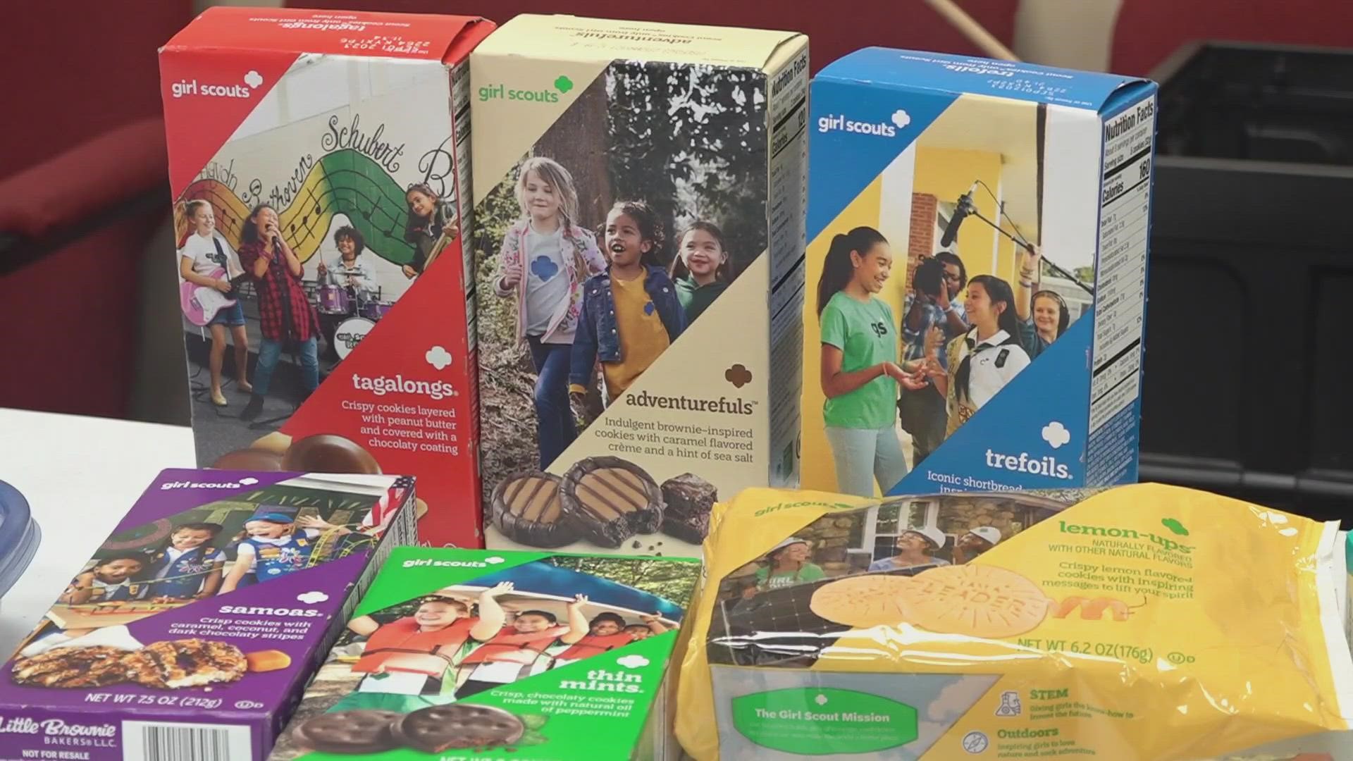 Last year, the East Tennessee Girl Scout troop sold around 12,000 boxes. This year, they're helping to sell even more.