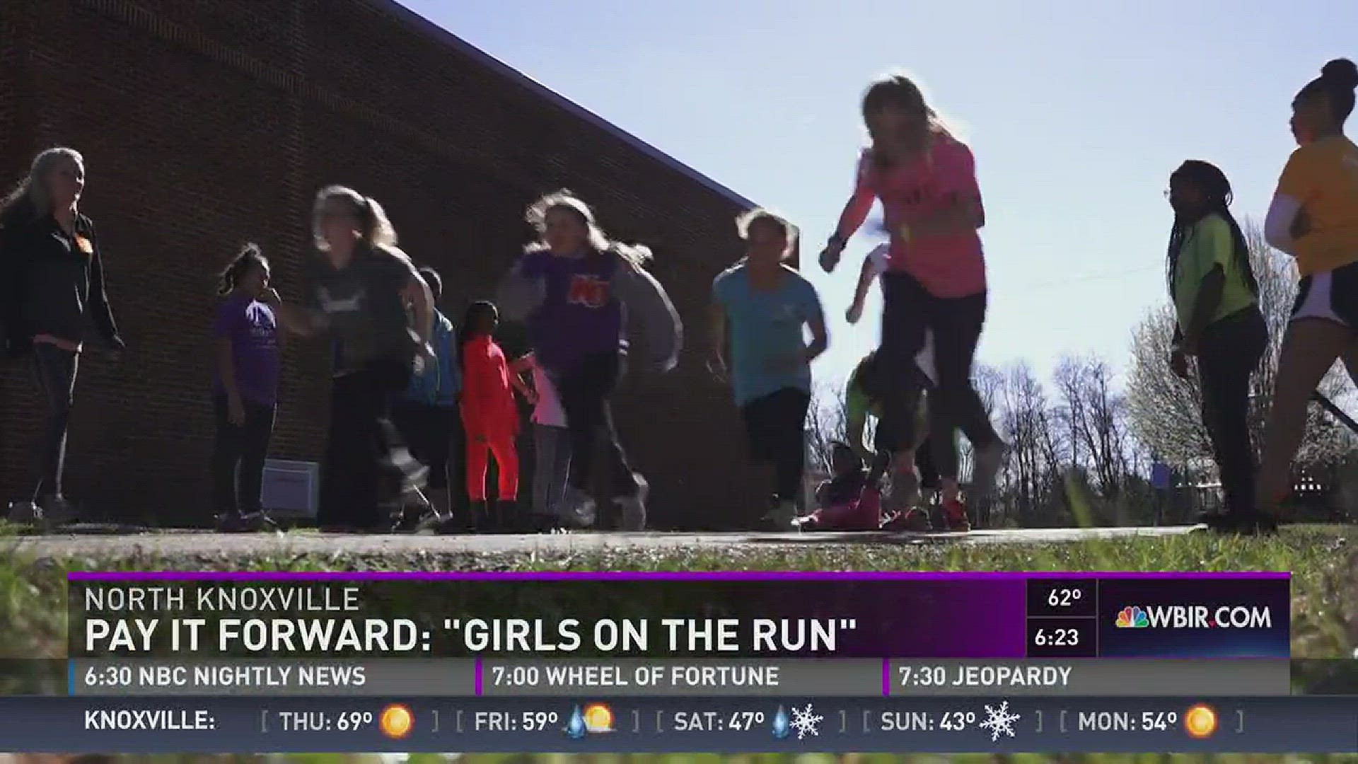 March 8, 2017: Girls on the Run is an after-school program that teaches lessons about self esteem through exercise.