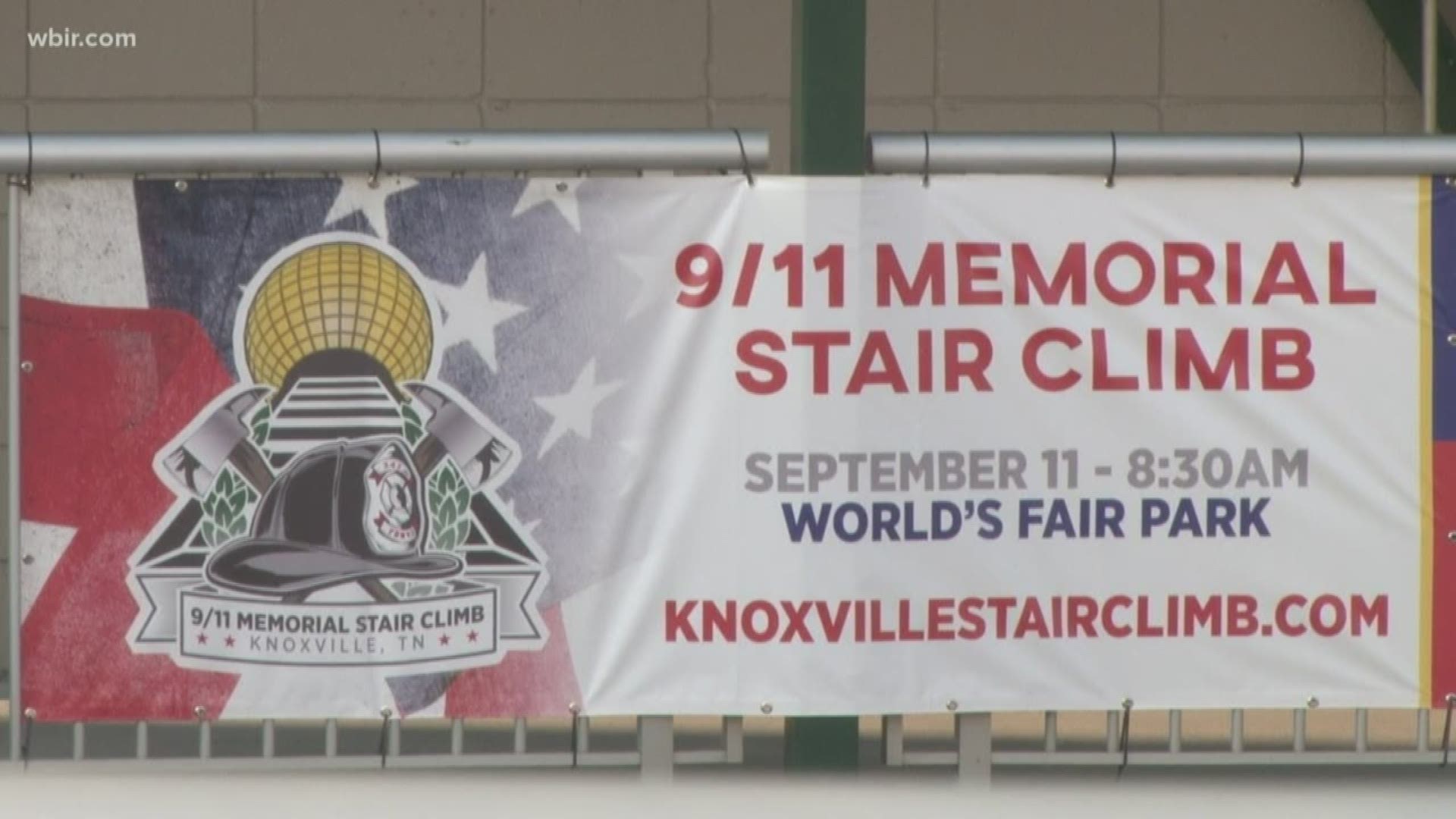 Wednesday morning more than 200 volunteers climbed the stairs of the Sunsphere in memory of the sacrifices first responders made at the World Trade Center.