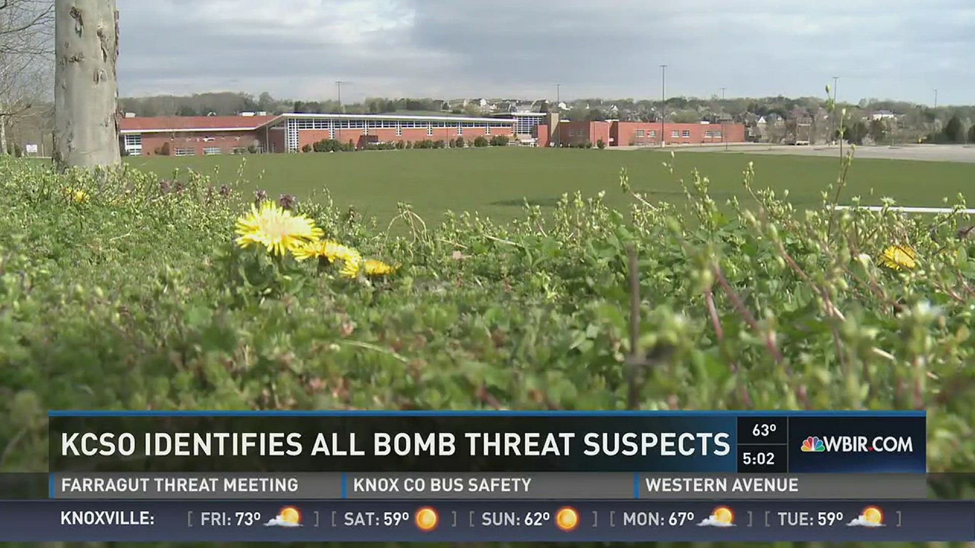 So far this year, there have been 5 bomb threats at Farragut Schools, 4 at the high school and one at Farragut Immediate. There have been 2 at Hardin Valley schools, 1 at Hardin Valley Academy and another at Hardin Valley Elementary. Tonight, leaders are