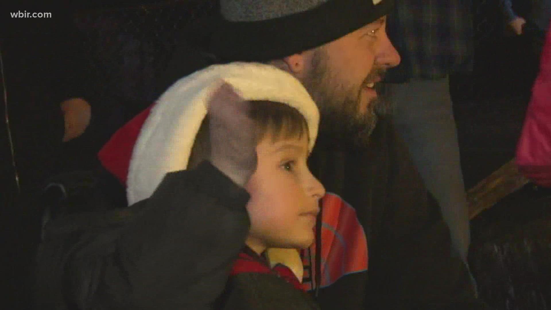 A child in Anderson County had to miss out on the Clinton Christmas Parade. So, first responders prepared a special parade just for him.