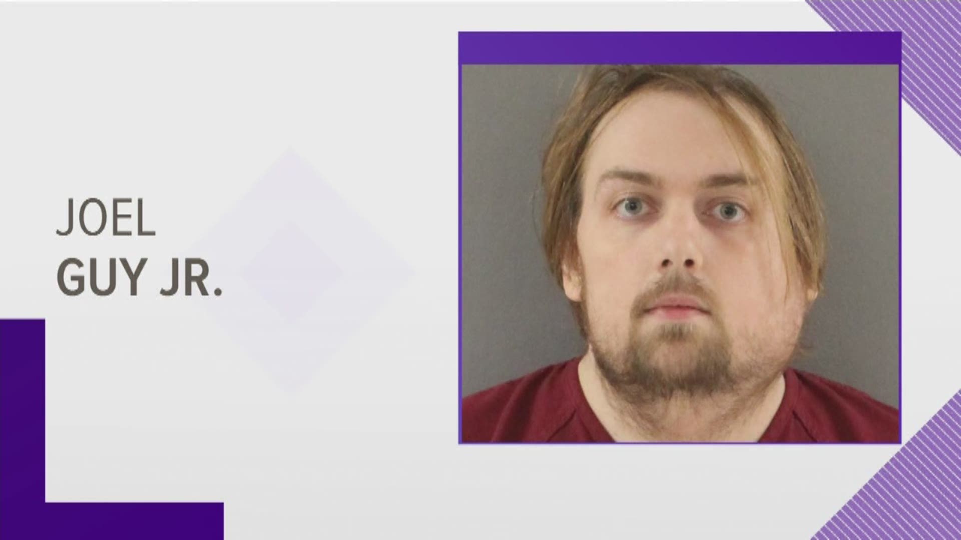 Joel M. Guy Jr. is being held in the Knox County jail, accused of killing his parents over Thanksgiving weekend 2016 in their Goldenview Lane home.
