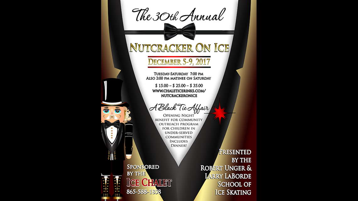 The Knoxville Ice Chalet will host 31st annual 'Nutcracker on Ice' this week