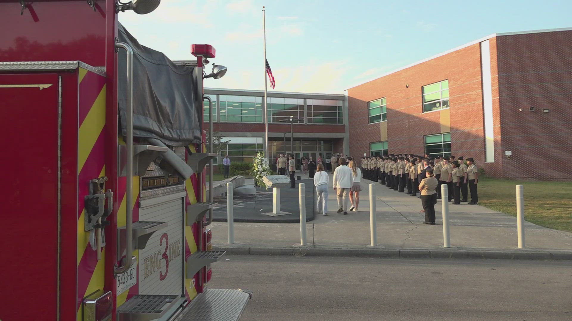 The ceremony was a way to bring the community together to keep the memory alive.