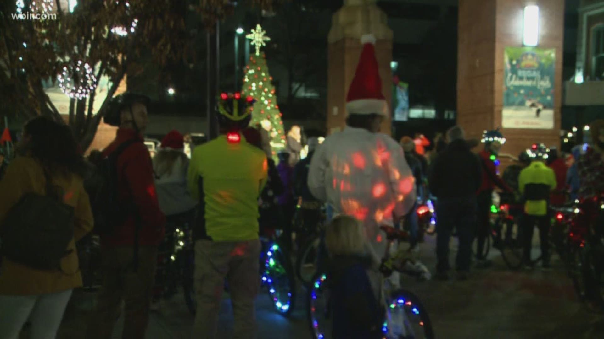 The festive 5-mile bike ride passes through downtown and North Knoxville.