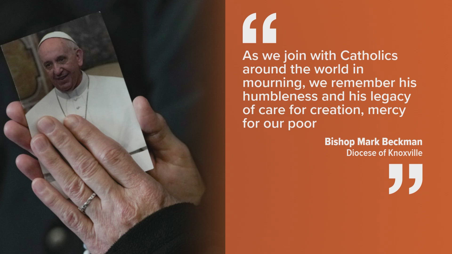 State and local leaders react to the death of Pope Francis wbir