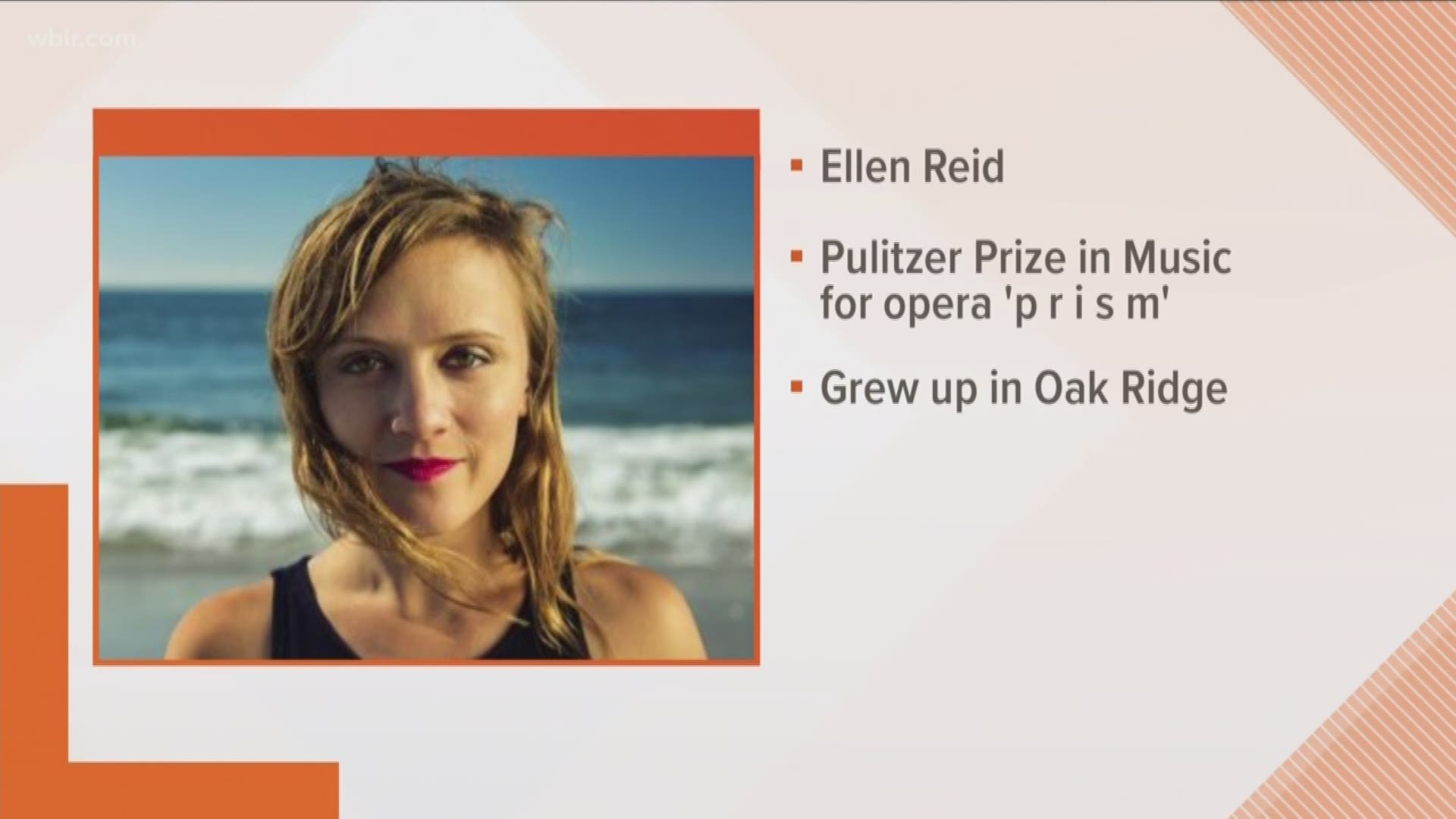 Oak Ridge native Ellen Reid was given the Pulitzer Prize in Music for her opera "prism".