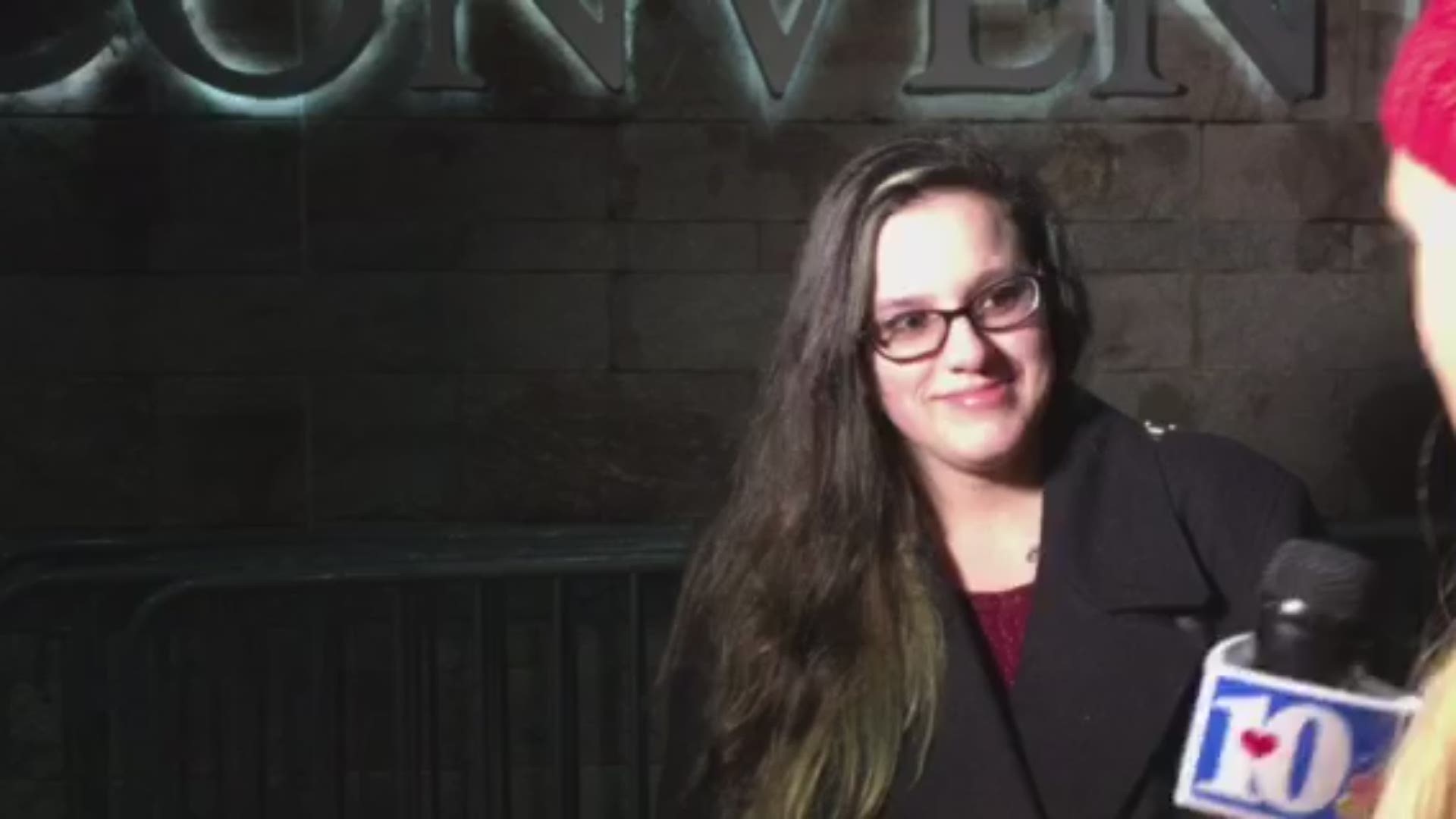 Ashley Vaughn was the first to get in line for the show's auditions in Knoxville.