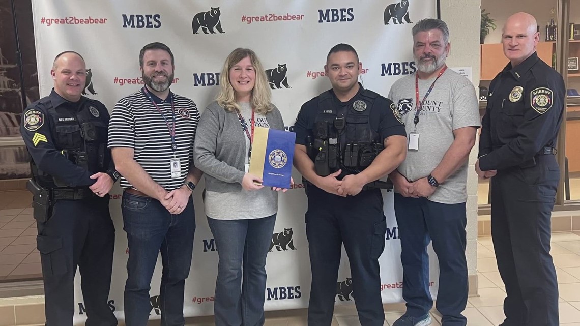 Blount County teaching assistant saves child from choking, honored by BCSO - Vimarsana News