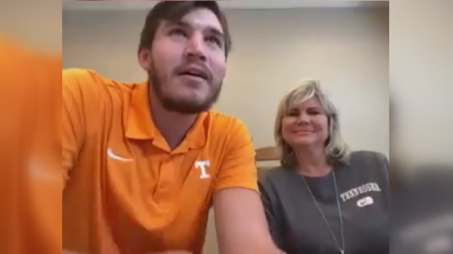 Tennessee basketball player John Fulkerson and his mother speak about their relationship as mother and son, as well as best friends.