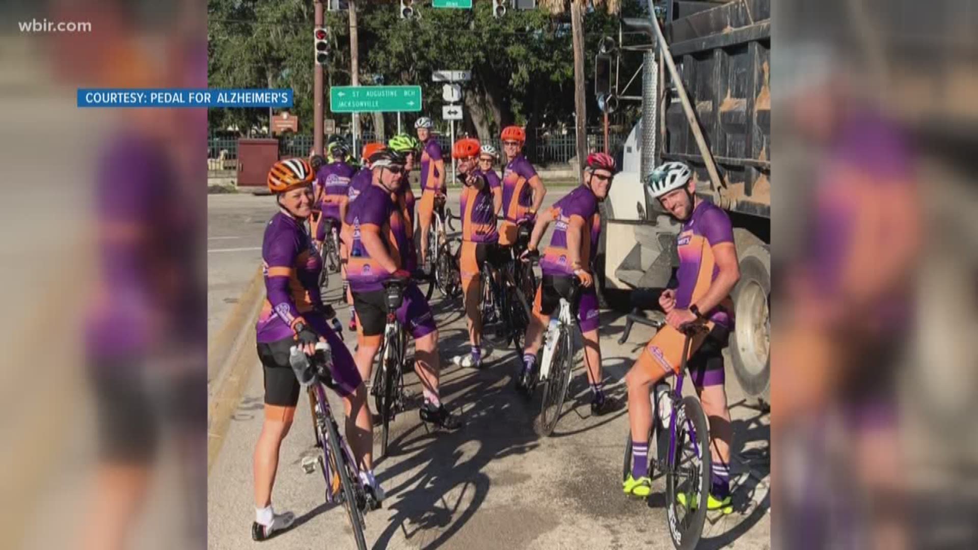 An event in the fight against Alzheimer's is celebrating a big milestone. 
	Pedal for Alzheimer's wrapped up their 1,098 mile bike ride. 
	It started here in Knoxville and finished at Daytona International Speedway.