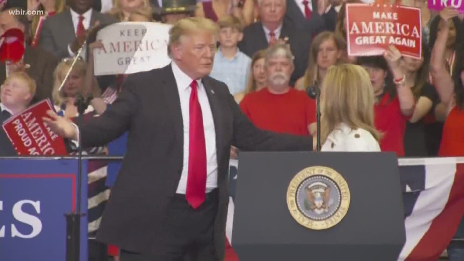 With the tight Senate race, President Trump is coming back to East Tennessee ahead of election day.