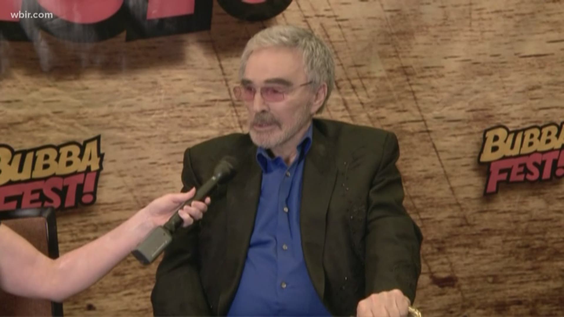 Emily Stroud talks with the legendary Burt Reynolds who is one of many celebrities taking part in Bubba Fest this weekend in Pigeon Forge. For more information visit bubbafest.com
Aug. 10, 2018-4pm