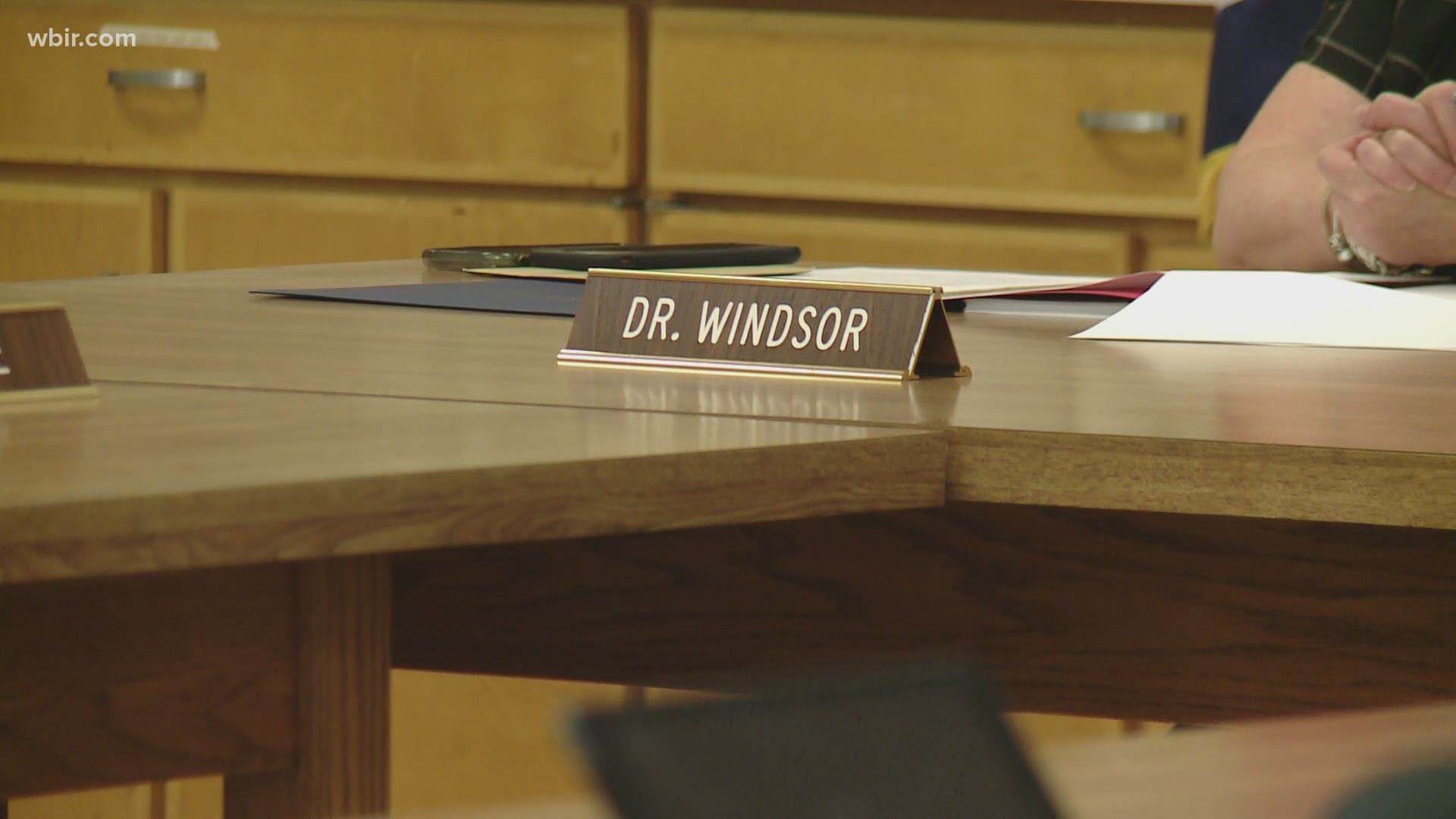 The district's new director of schools, Dr. Kristi Windsor, had taken an interim role as the director.