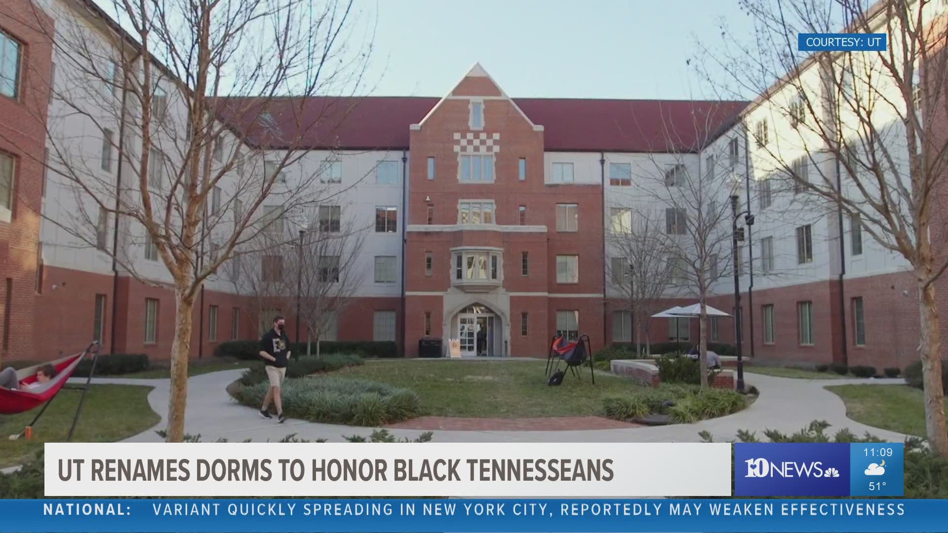 The University of Tennessee is renaming two residence halls to honor Theotis Robinson Jr. and Rita Sanders Geier.