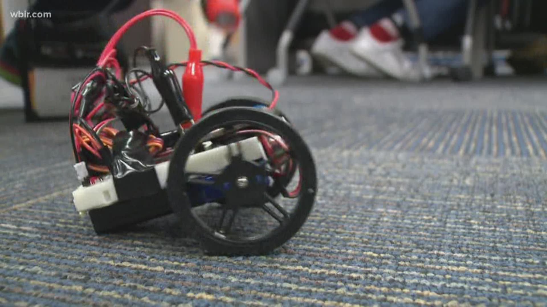 On Friday, we got a look at the robots they made this summer.