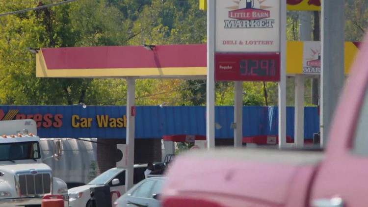 Gas prices on the rise again in Tennessee