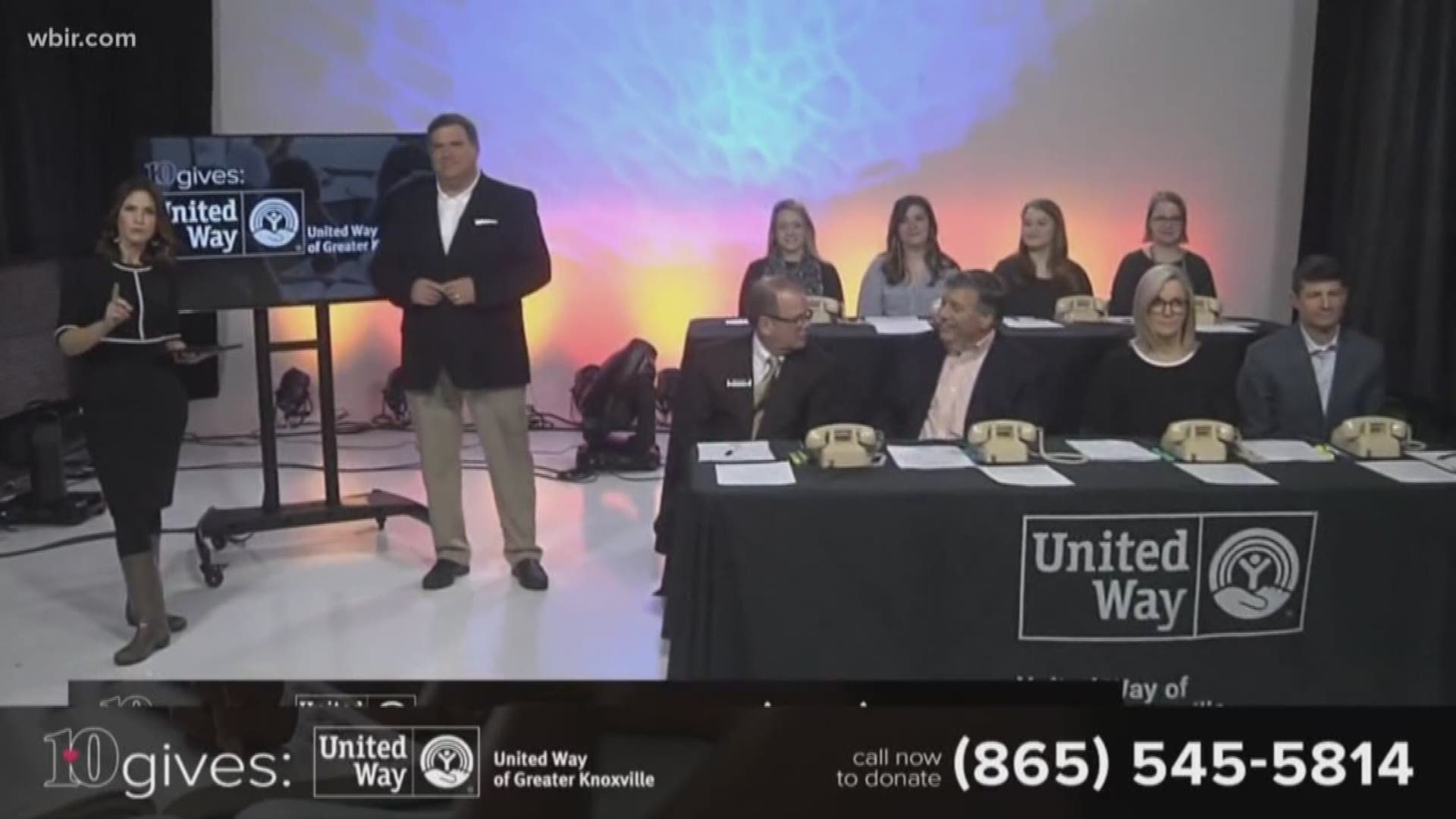 WBIR held a telethon for the United Way. Thanks to the doubling gift of 21st Mortgage -- nearly $26,000 has been raised.