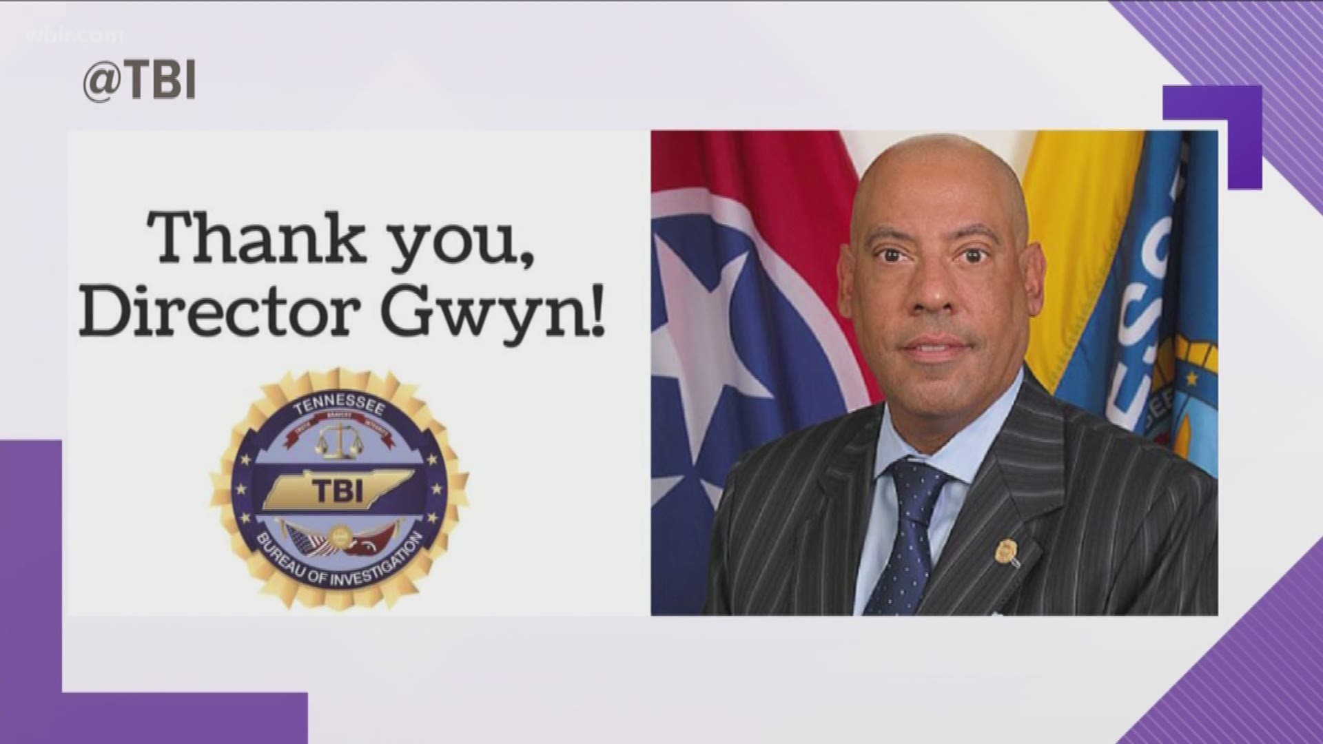 Gwyn was with TBI for a total of 30 years.