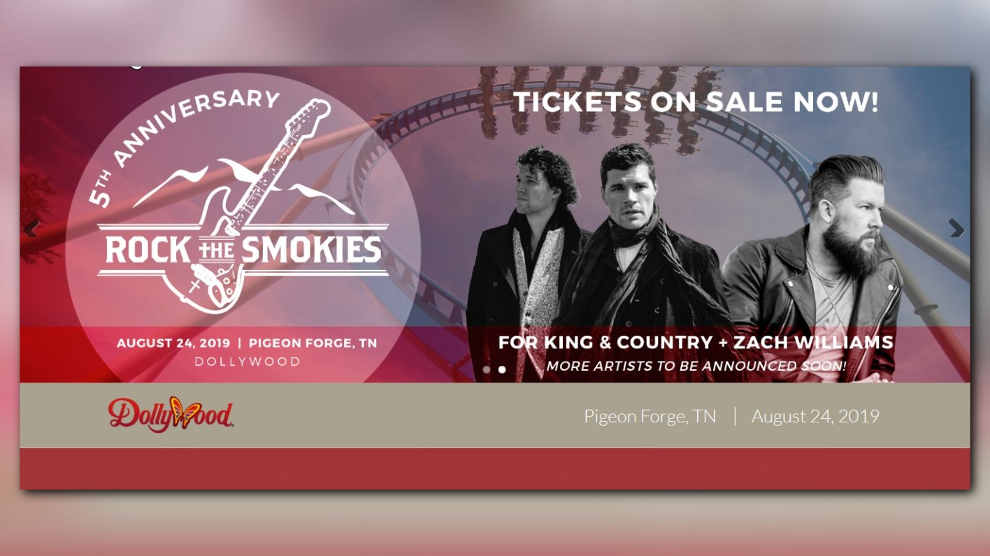 'Rock the Smokies' returning to Dollywood in August