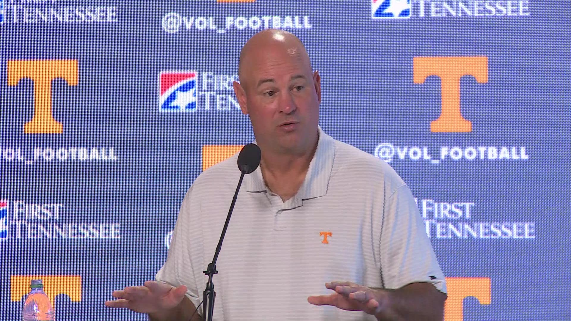 Jarrett Guarantano hasn't played well during Tennessee's 0-2 start to the season but Jeremy Pruitt defended him during his Monday press conference.