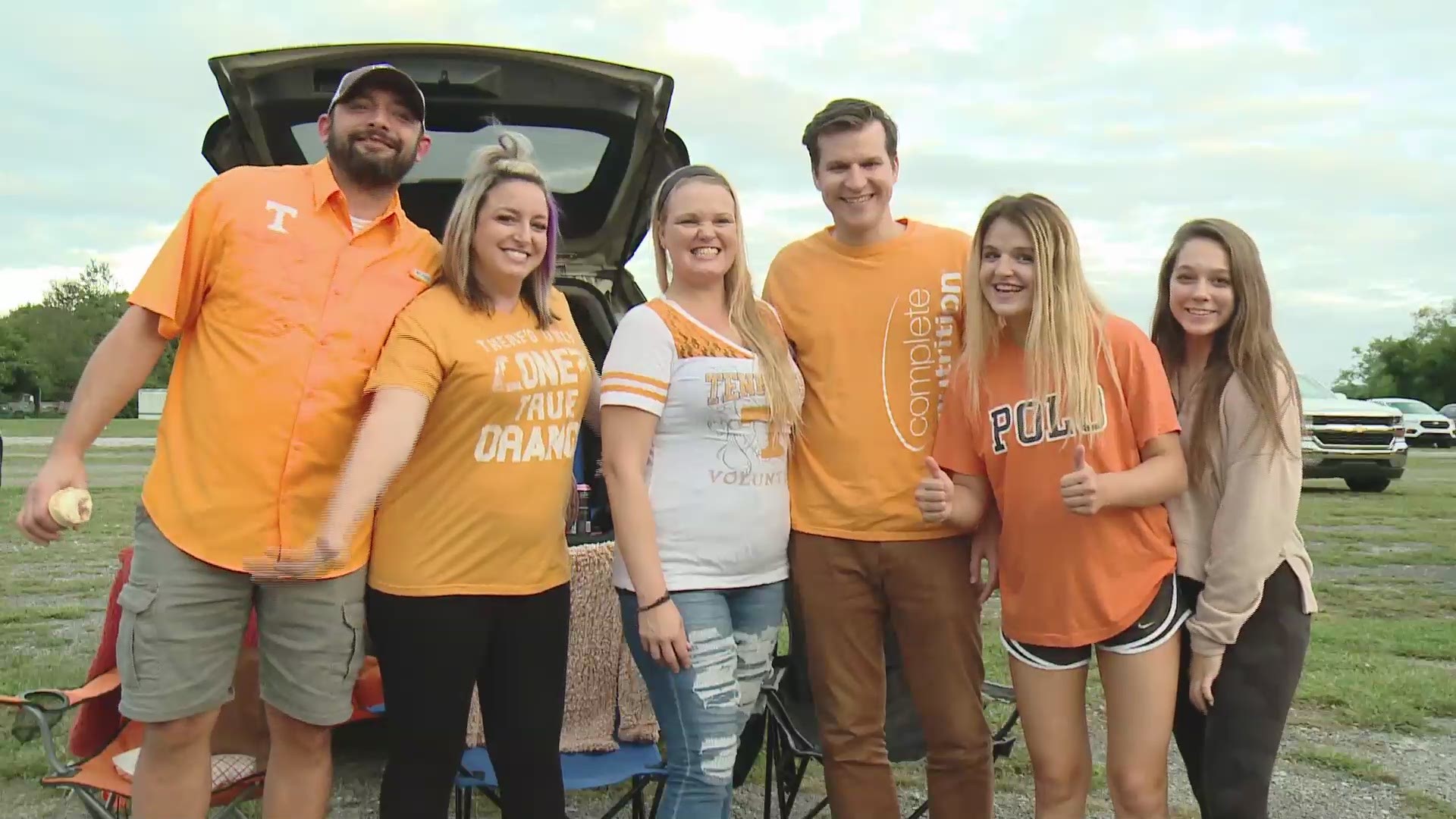 Many fans couldn't cheer for the Vols in South Carolina, but some fans showed their support by traveling to Maryville and the Parkway Drive in Saturd
