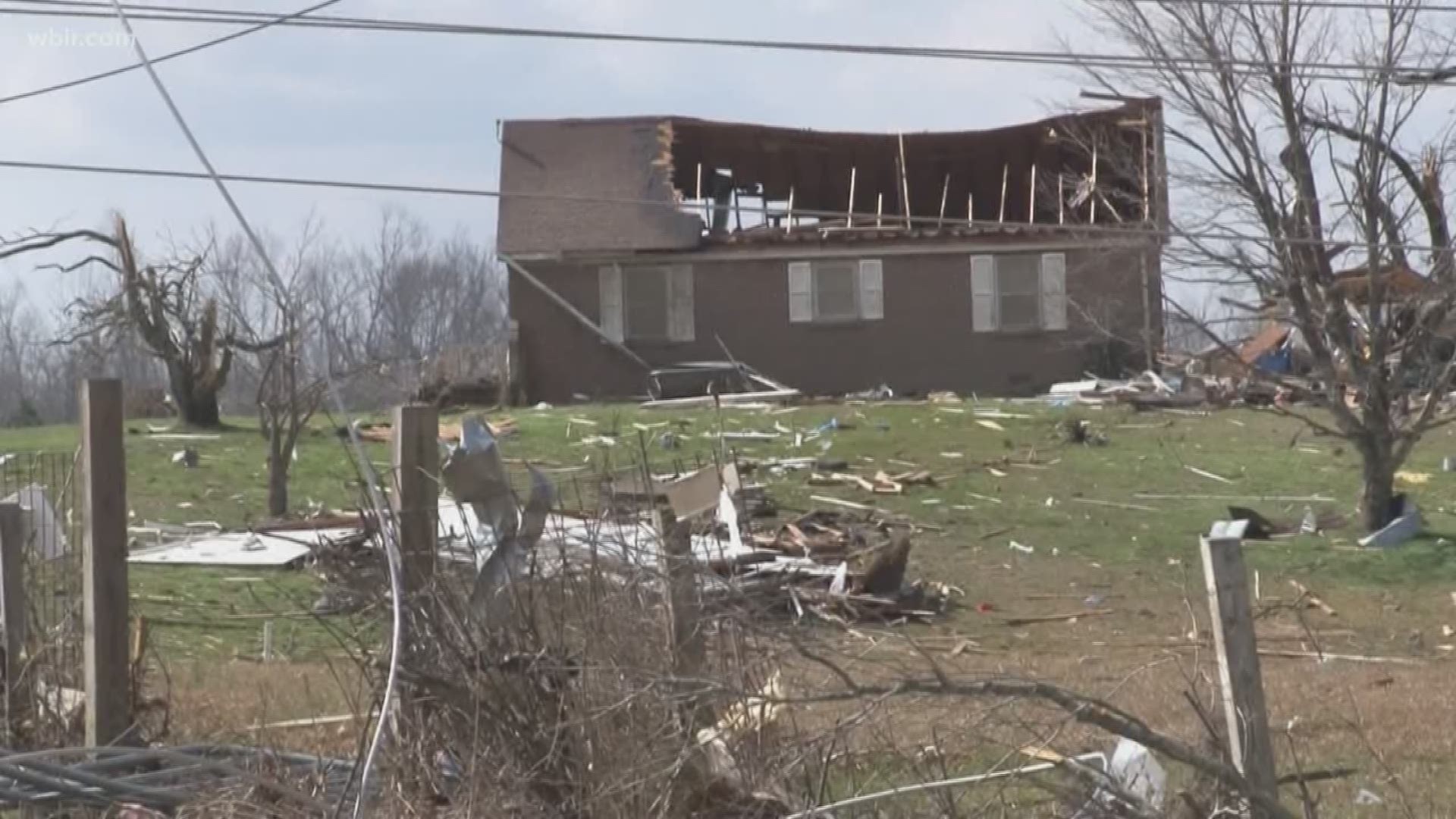 The tornado hit in the middle of the night and officials said most people didn't have time to take cover.