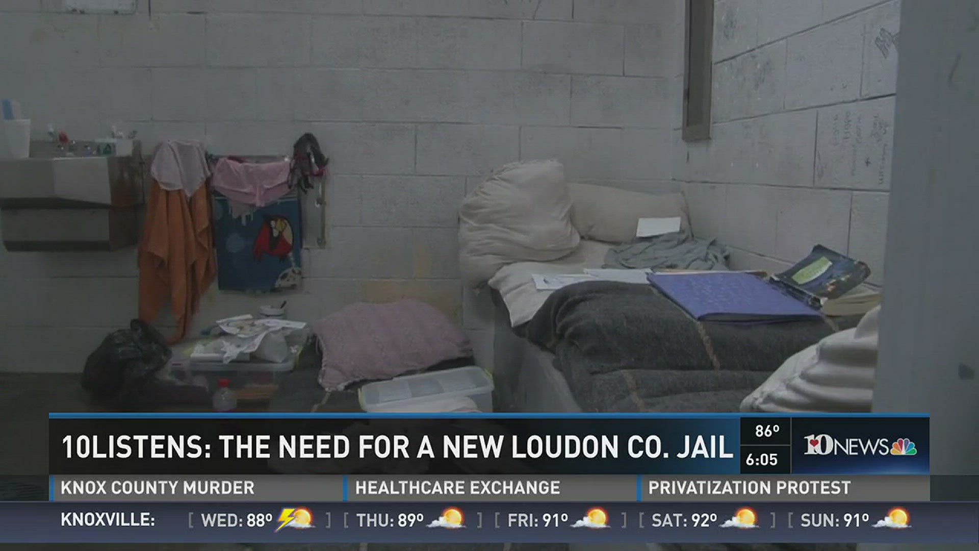 Loudon County leaders say they need to build a new jail to relieve inmate overcrowding.