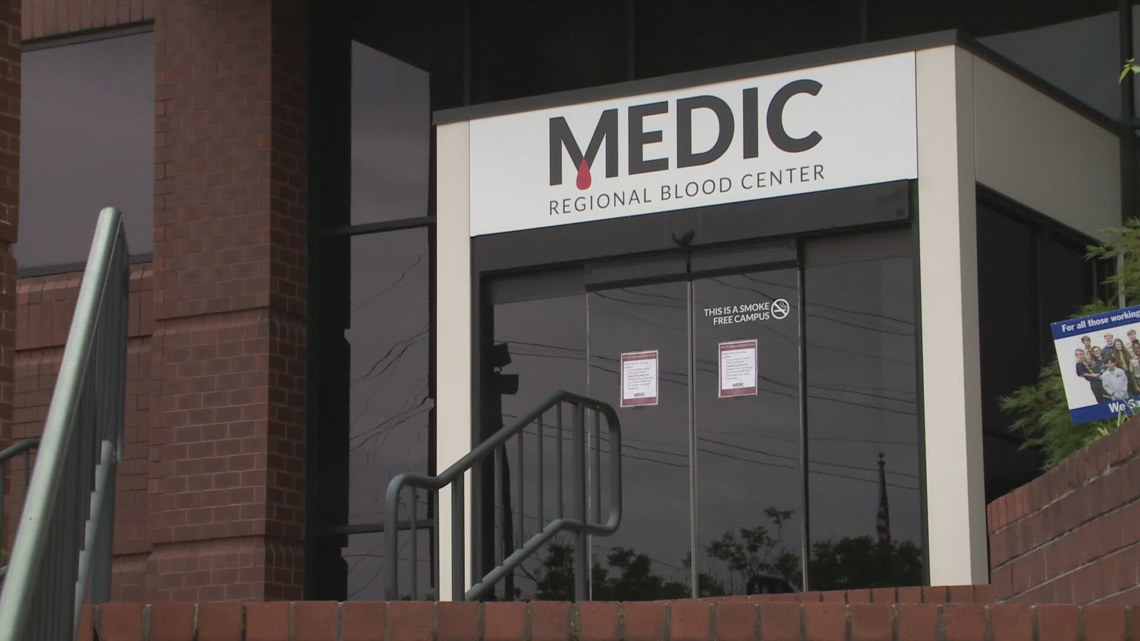MEDIC Regional Blood Center says O blood supply critically low, offering $25 gift cards for donations