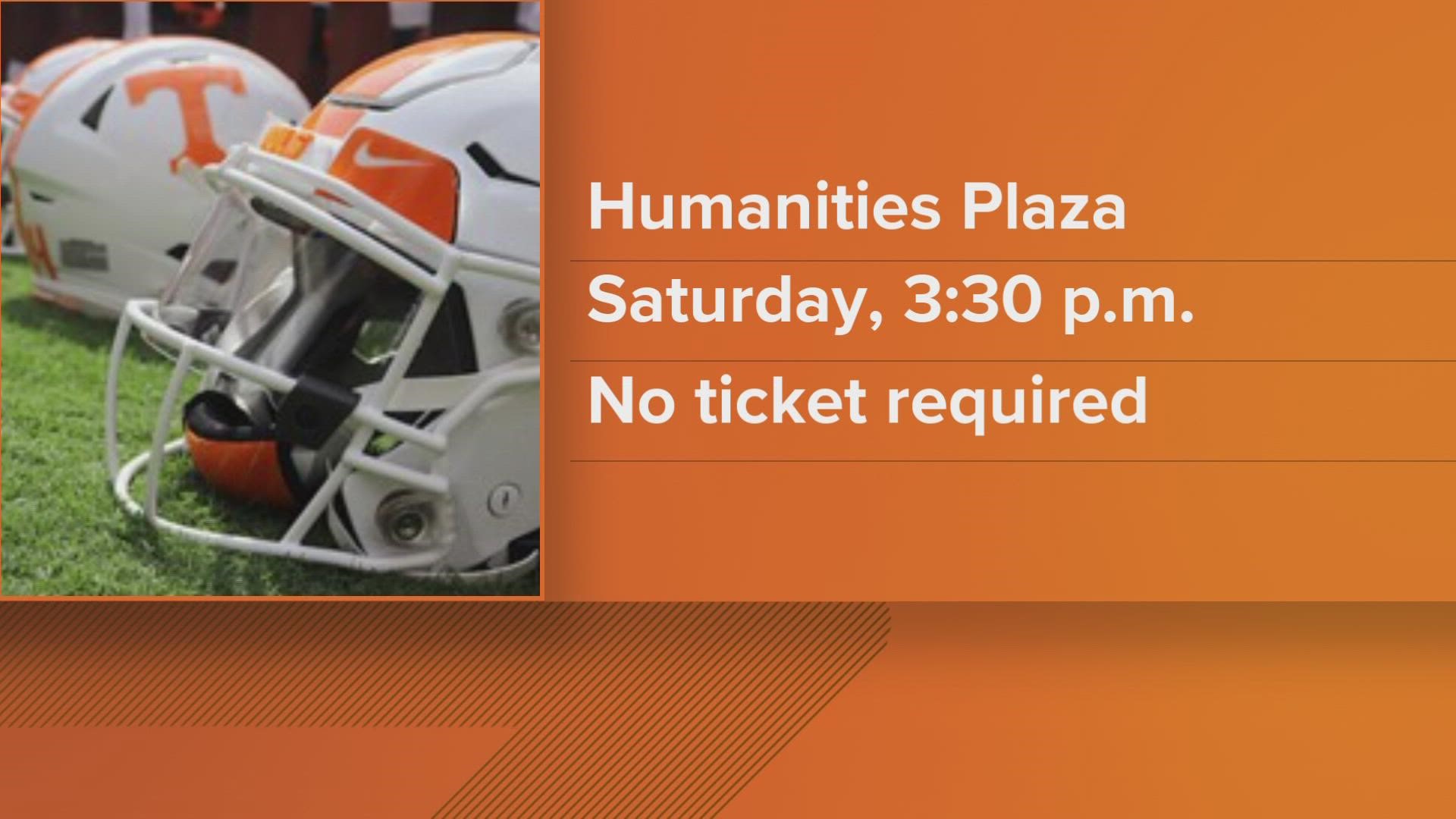 The game will start later than usual, with kickoff at 7 p.m. on Saturday in Neyland Stadium.