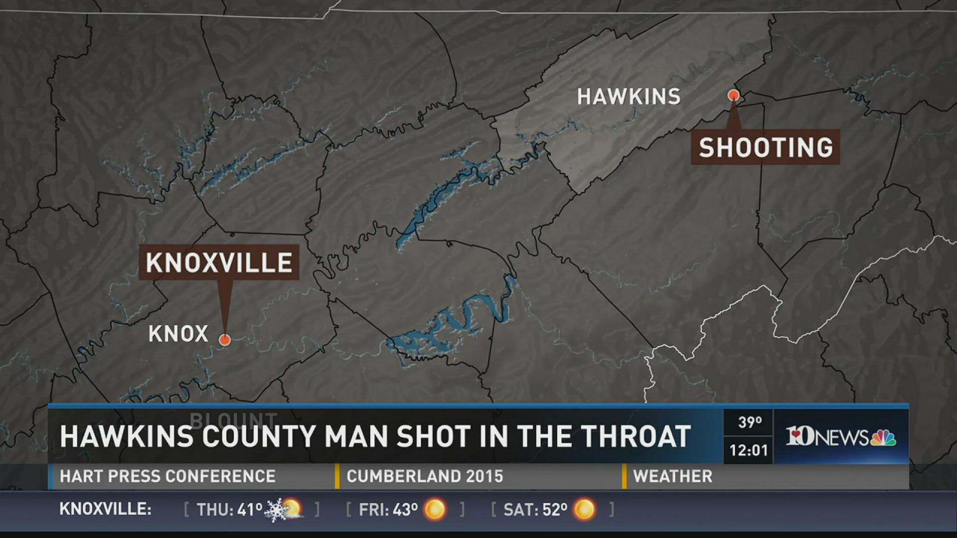 Fall Branch man in critical condition after getting shot in the throat